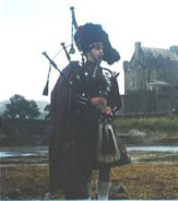 Bagpipe players