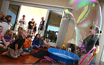Rebecca Nile, the Bubble Lady