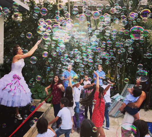 Miami Florida bubble shows