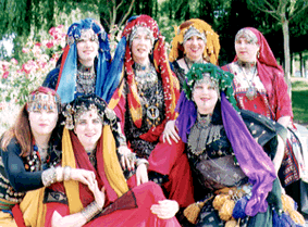 Sword dancers, Los Angeles