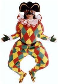 arlecchino impersonator