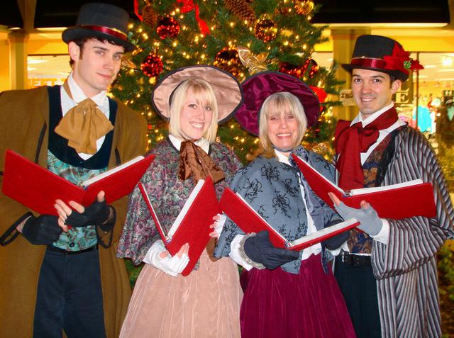 Christmas Carollers and Carolers