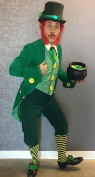 Leprichan impersonator